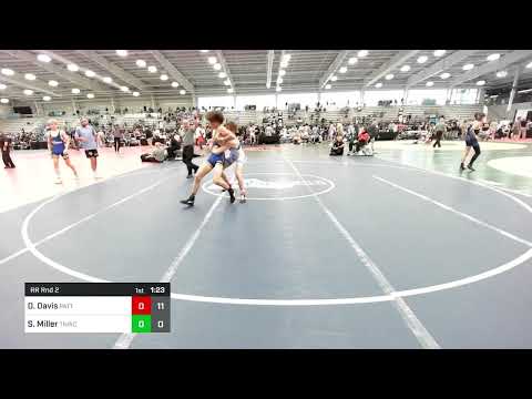 120 lbs Rr Rnd 2   Drew Davis, Patton Trained Blue vs Seth Miller, TNWC Flash Daddy