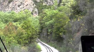 preview picture of video 'Vouraïkos Gorge  -  Narrow Gauge Rack Railway Kalávryta-Diakoftó'