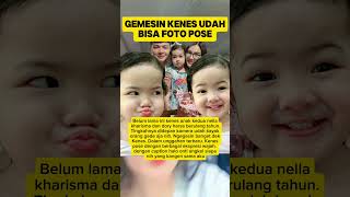 Gemesin Kenes anak Nella kharisma udah bisa foto pose