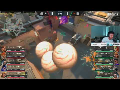 Tarik's is imprssed by PRX Jing raze entries vs Fnatic - VCT Masters Copenhagen