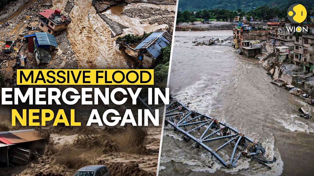 Nepal Flood Horror LIVE: Budhigandaki River Swells, Homes And Bridges Swept Away | WION