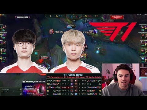 T1 Canna Kills Faker And Gets The Triple Kill - Midbeast - Tracking The Pros!!