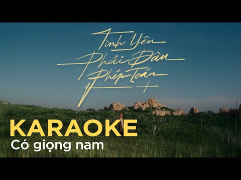 [KARAOKE Tone Nam] Daa Major - Tình Yêu Phải Đâu Phép Toán | Instrumental / Beat gốc