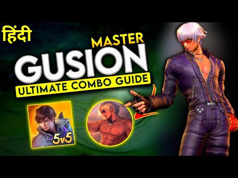 हिंदी MASTER GUSION - ULTIMATE COMBO GUIDE | HOW TO PLAY GUSION IN MOBA LEGENDS 5V5 | TUTORIAL Vrin
