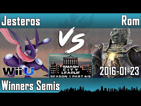 SCLS1P4 - Jesteros (Greninja) vs Rom (Ganondorf) - WS - Smash 4