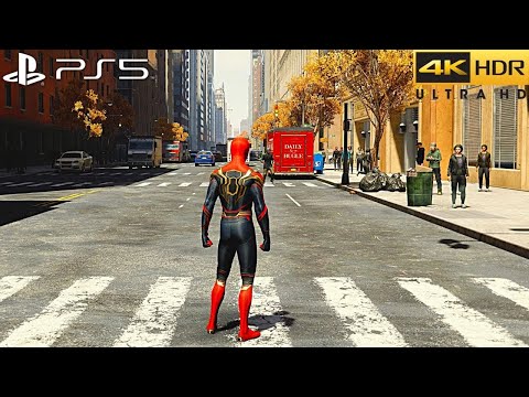 , title : 'Spider-Man Remastered No Way Home Suit (PS5) 4K 60FPS HDR + Ray tracing Gameplay - (Full Game)'