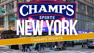 Inside CHAMPS SPORTS STORE New York City