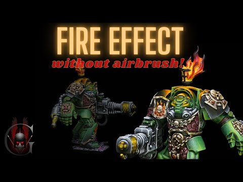 Fire effect with OSL TUTORIAL! NO AIRBRUSH!