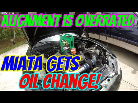 NB Miata Daily/Drift Build - Part 4 - Alignment and Oil