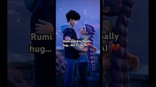 Rumi and Jinu finally hug… but it’s all AI 💔 #kpopdemonhunters #midjourney