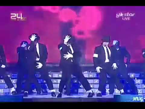 091210 [24th Golden Disk Awards] SHINee + Super Junior - Beat It, Bad