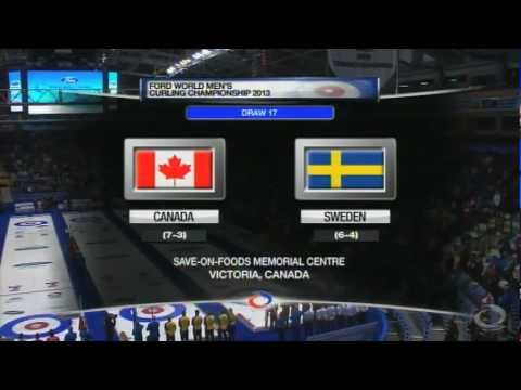 CURLING: WMCC 2013 Draw 17 CAN vs SWE - HIGHLIGHTS