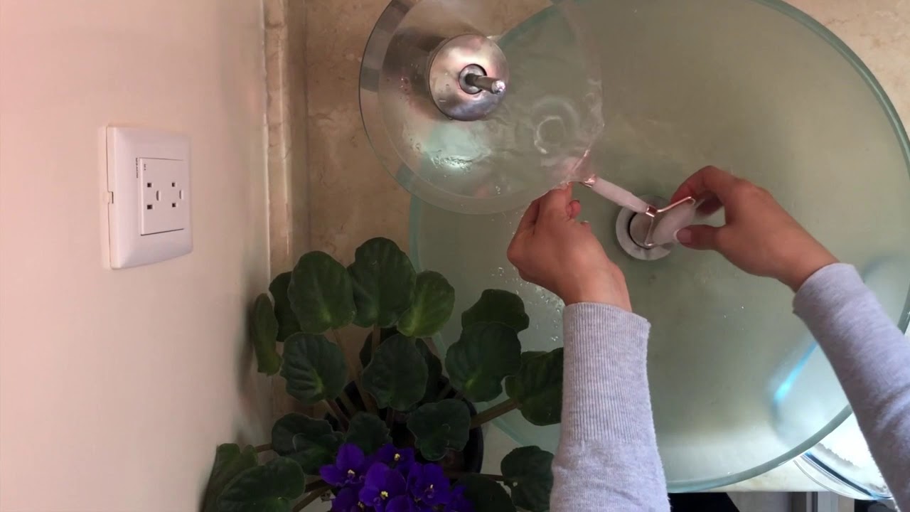 Como curar y limpiar tu rodillo de cuarzo rosa UMAN Capialres