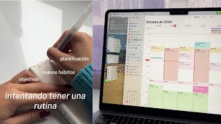 cómo organizo mi semana  y me acostumbro a la rutina 🌿