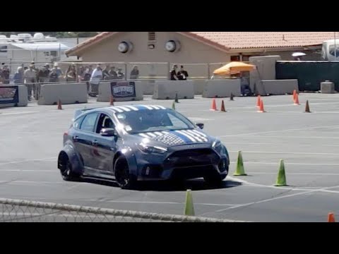 650 HP Ford Focus RS vs  500 HP Focus RS Autocross