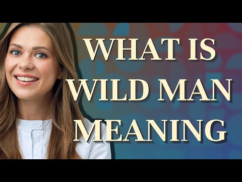 Wild man | meaning of Wild man