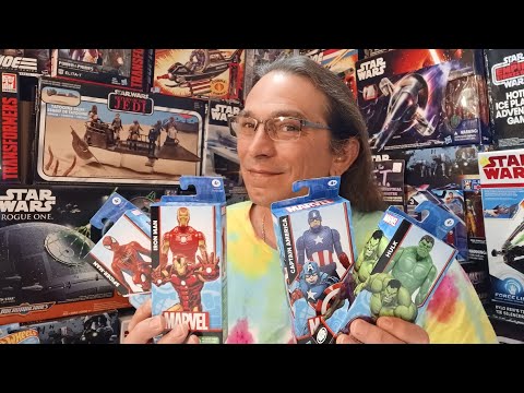 Marvel Avengers by Hasbro! Captain America, Iron Man, Spider-Man, and the Hulk!!