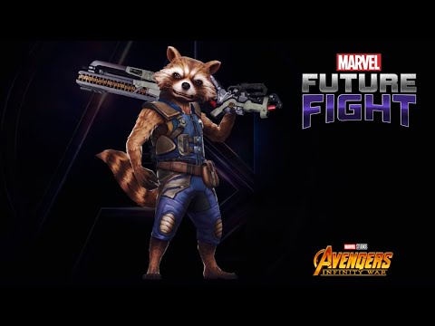 ROCKET RACOON INFINITY WAR UNIFORM - First 👀 | Marvel Future Fight