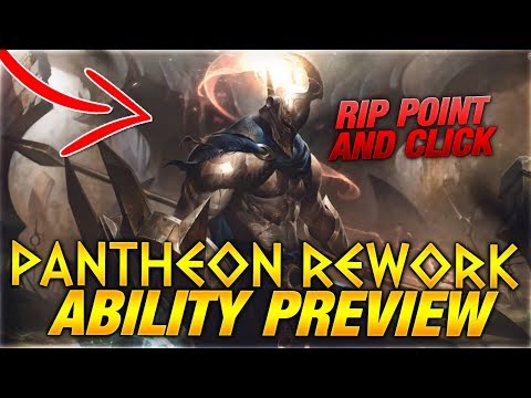 Pantheon Rework Ability Preview: RIP Point and Click [League of Legends]