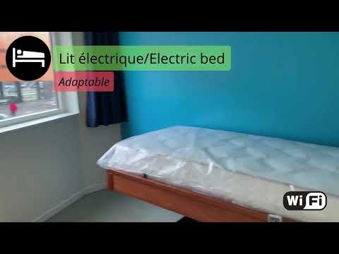 Logement T1 PMR 20m² Résidence TRISTAN HEROUVILLE SAINT CLAIR CROUS NORMANDIE