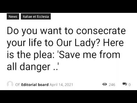 Vuoi consacrare la tua vita alla Madonna? Rinnova la tua rinuncia a Satana, adesso!