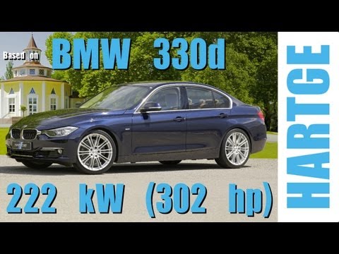 BMW 330d F30 Test Drive with HARTGE Engine Upgrade 80 - 200 km/h