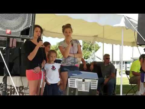 Karaoke at Charlton's Old Home Day 2012