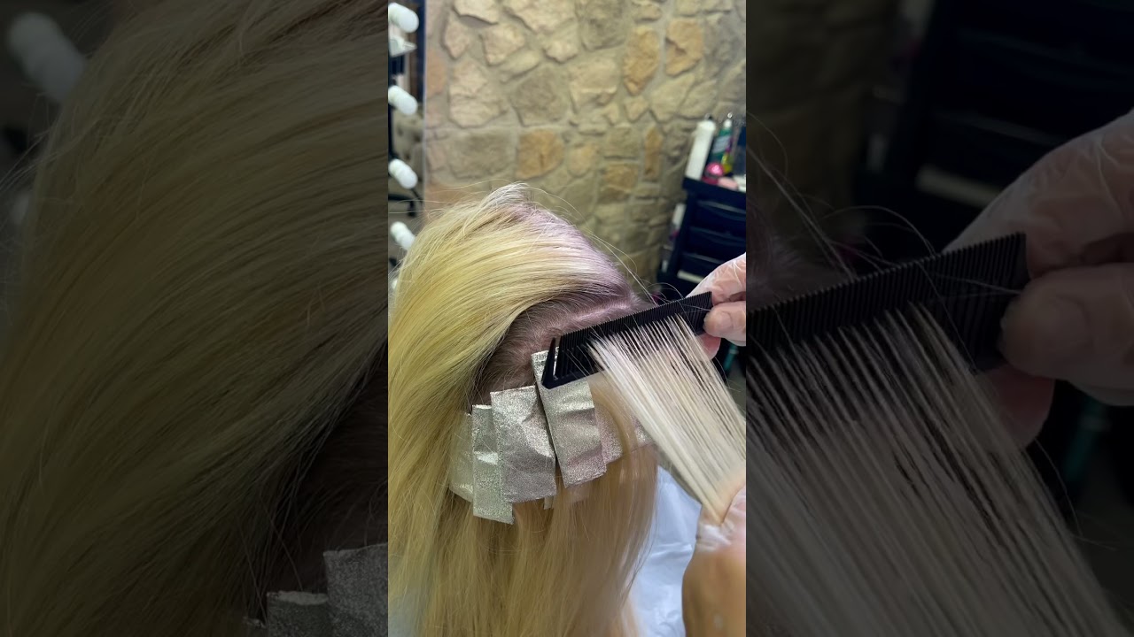 Balayage. Airtouch. Mechas. Balayage technique education pro-hairs.com.