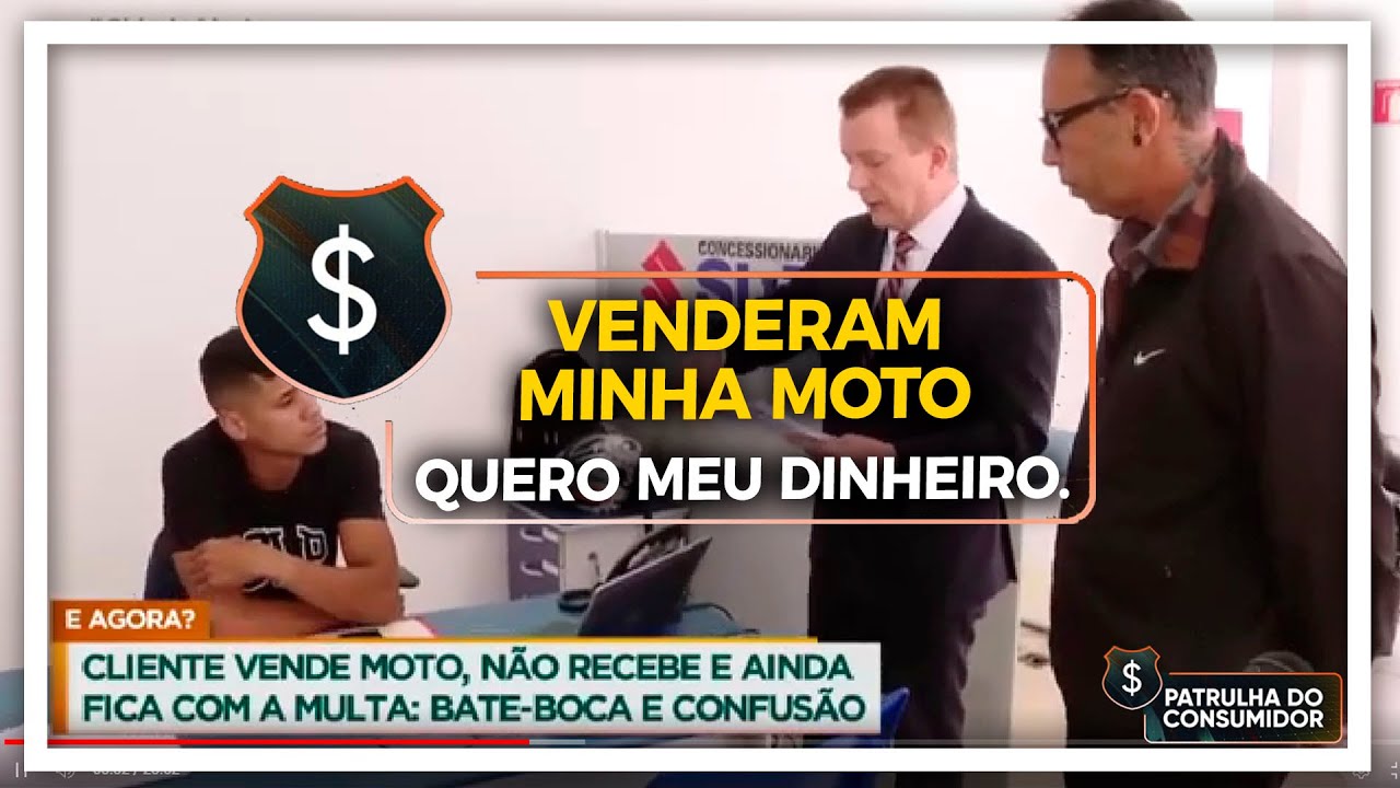 VENDERAM MINHA MOTO - QUERO MEU DINHEIRO.