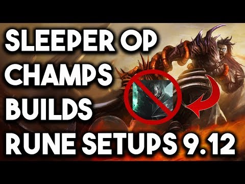 New Best Underrated / Sleeper OP Champs, Builds and Rune Setups For Patch 9.12