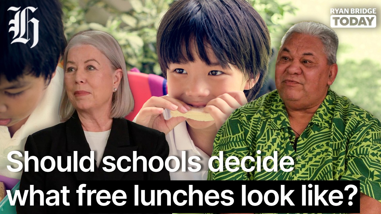 Should schools decide what free lunches look like? | Ryan Bridge TODAY