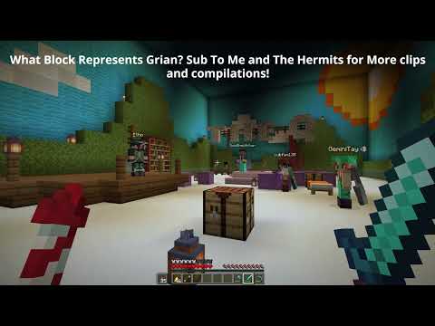 What Block Represents Grian - ETHO VS GRIAN - Hermitcraft Moments