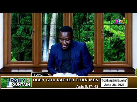 DAILY FOUNTAIN DEVOTIONAL FOR JUNE 28, 2023 - THE REV'D. JERRY P. MARKUS