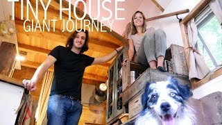 Tiny House Giant Journey- 20' Home on Wheels Hits Philadelphia- FULL TOUR