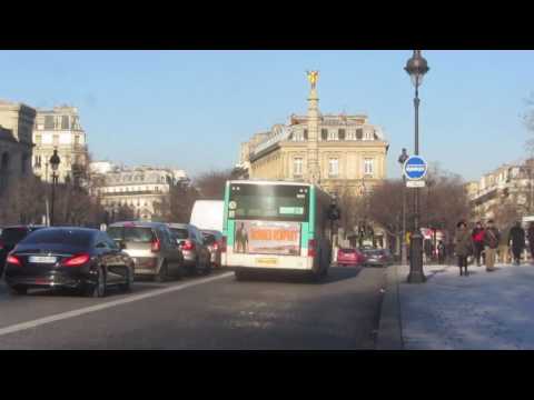 Buses in Paris, France
