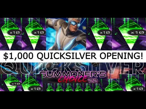 LUCKY DEO 6 STAR QUICKSILVER CRYSTAL OPENING! THIS MADE ME SO HAPY! Marvel Contest of Champions