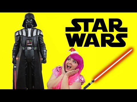 GIANT Darth Vader Life-Size Battle Buddy | TOY REVIEW | KiMMi THE CLOWN Video