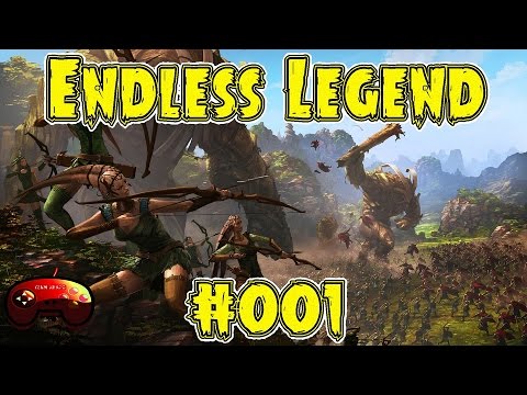 Let's Play Endless Legend - Wildläufer #001 Einfach in die Welt geworfen - Gameplay - Deutsch