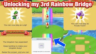 Unlocking my 3rd Rainbow Bridge & More! - Super Mario Run