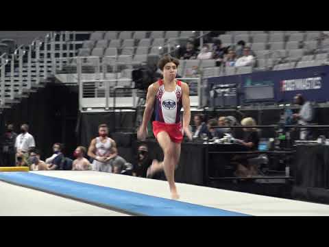 Nicolas Kuebler - Vault - 2021 U.S. Gymnastics Championships - Senior Men Day 2