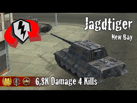 Jagdtiger  |  6,8K Damage 4 Kills  |  WoT Blitz Replays
