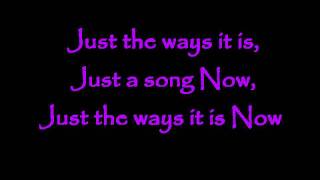 Adam Lambert - Just the way it is (Lyrics)