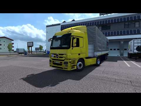 ETS2 1.35 Promods 2.41 Mercedes MP3 from Odesa To Zhytomyr DX11