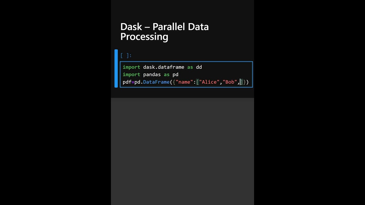 Dask – Parallel Data Processing