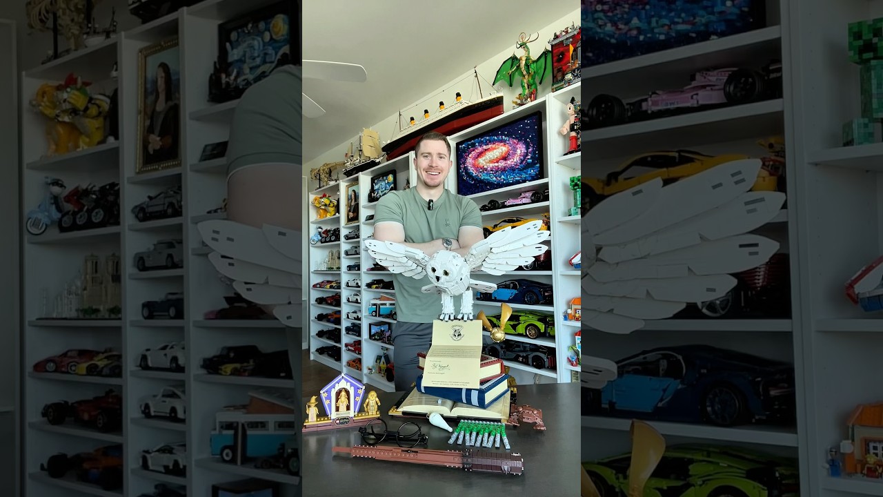 Building the LEGO “Hogwarts Icons” set! #LEGO #ASMR #HarryPotter #Movie #Movies #Harry #Fun