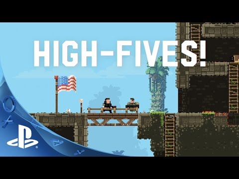 Broforce - Vote to Play Introduction Trailer | PS4