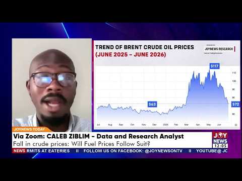 Fall in Crude Prices: Will fuel prices follow suit? | JoyNews Today