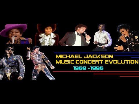 Michael Jackson Music Concert Evolution (1969 -1996)