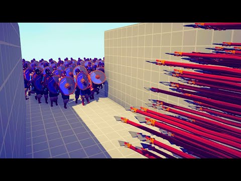 100x VIKING BRAWLERS SHIELD WALL vs EVERY GOD  - TABS - Totally Accurate Battle Simulator