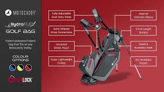 2024 Motocaddy HydroFLEX Bag: Waterproof, Lightweight, and Versatile Hybrid Design
